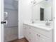 Double vanity bathroom with quartz countertops at 4100 Chanticleer Nw Dr, Kennesaw, GA 30152