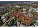 Aerial view of a wooded lot, ready for your dream home at 5375 Northland Ne Dr, Sandy Springs, GA 30342