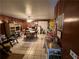 Dining area with tiled floor and wood paneling at 2323 Valleyside Dr, Decatur, GA 30032