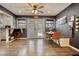 Dining area with built in bench seating at 134 N Johnson N St, Newborn, GA 30056