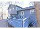 Two-story house with gray siding, a deck, and a fenced backyard at 2761 Rockdale, Decatur, GA 30034