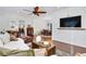 Living room with hardwood floors, white walls, and comfy seating at 390 Cascade Nw Dr, Marietta, GA 30064