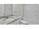 Full bathroom with tub/shower combo, granite vanity top at 4336 Mallory Ct, Union City, GA 30291