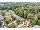 Aerial view showing homes and tree-lined streets at 1450 Grovehurst Dr, Marietta, GA 30062