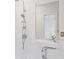 Modern bathroom with a glass vessel sink and chrome showerhead at 2428 Bridlewood Se Dr # 24, Atlanta, GA 30339