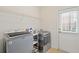 Laundry room with washer, dryer, and storage at 2428 Bridlewood Se Dr # 24, Atlanta, GA 30339