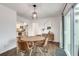 Modern dining room with round table and four chairs at 3935 Admiral Dr, Chamblee, GA 30341