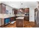 Modern kitchen with granite countertops and ample cabinetry at 502 Starling View Cir, Grayson, GA 30017