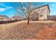 Backyard view of house with tree and fence at 845 Nevis Way, Mcdonough, GA 30253