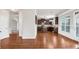 Bright entryway with hardwood floors and access to other rooms at 845 Nevis Way, Mcdonough, GA 30253