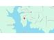 Property location shown on map near lake at 103 Cardinal Se Rd, White, GA 30184