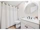 Clean bathroom with white vanity and tile flooring at 103 Cardinal Se Rd, White, GA 30184