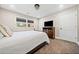 Comfortable bedroom with double bed, dresser and tile flooring at 103 Cardinal Se Rd, White, GA 30184