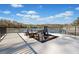 Lakefront dock with seating area, perfect for enjoying the view at 103 Cardinal Se Rd, White, GA 30184