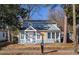 Newly renovated light blue house with front porch and yard at 1095 Mcdaniel Sw St, Atlanta, GA 30310