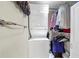 Convenient laundry area with washer, dryer, and ample closet space at 141 Maison Nw Pl, Atlanta, GA 30327