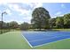 Two well-maintained tennis courts, perfect for recreation at 141 Maison Nw Pl, Atlanta, GA 30327