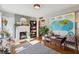 Living room features hardwood floors, a fireplace, and decorative accents at 1046 Ormewood, Atlanta, GA 30316