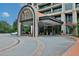 Elegant building entrance and driveway at 750 Park Ne Ave # 6E, Atlanta, GA 30326