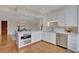 Modern kitchen with white cabinets, granite counters and stainless steel appliances at 750 Park Ne Ave # 6E, Atlanta, GA 30326