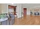 Bright and spacious living area with hardwood floors at 750 Park Ne Ave # 6E, Atlanta, GA 30326