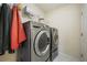 Convenient laundry room with washer and dryer hookups at 4414 Parmalee Path, Conley, GA 30288