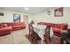 Bright living room with hardwood floors and comfortable seating at 4414 Parmalee Path, Conley, GA 30288