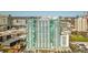 High-rise building aerial view, showcasing its modern design and urban setting at 250 Pharr Rd # 712, Atlanta, GA 30305