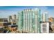 Highrise building exterior, modern architecture, city views at 250 Pharr Rd # 712, Atlanta, GA 30305