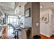 Open concept kitchen with granite countertops and breakfast bar at 250 Pharr Rd # 712, Atlanta, GA 30305
