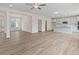 Spacious living room with hardwood floors and an open floor plan at 441 Pine Way, Dallas, GA 30157