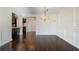 Formal dining room with hardwood floors and wainscoting at 2870 Pharr Court South Nw # 1205, Atlanta, GA 30305