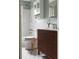 Modern bathroom with subway tiles and wood vanity at 120 Howard Se St, Atlanta, GA 30317