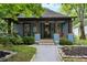 Charming blue bungalow with a welcoming front porch at 120 Howard Se St, Atlanta, GA 30317