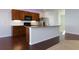 Modern kitchen with stainless steel appliances and an island at 816 Royal Red Ct, Mcdonough, GA 30253