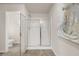 Clean bathroom with a large walk-in shower at 237 Epping St # 89, Stockbridge, GA 30281