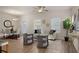 Spacious living area showcasing a neutral color palette and stylish furniture at 237 Epping St # 89, Stockbridge, GA 30281