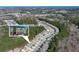 Aerial view of neighborhood with homes and wooded area at 4505 Ravenwood Dr, Union City, GA 30291