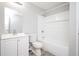 Clean bathroom with white vanity and bathtub at 406 River Chase Dr, Jonesboro, GA 30238