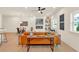 Living room with modern fireplace and light colored walls at 704 Fairgate Rd, Marietta, GA 30064