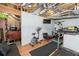 Finished basement with home gym and kitchenette at 2080 Misty Oaks Dr, Buford, GA 30519