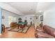 Finished basement game room with pool table and seating at 2080 Misty Oaks Dr, Buford, GA 30519