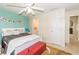 Bedroom with a queen bed and access to a private bathroom at 2080 Misty Oaks Dr, Buford, GA 30519