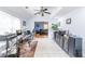 Bright home office with large windows and built-in shelving at 2080 Misty Oaks Dr, Buford, GA 30519