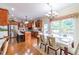Eat-in kitchen with stainless steel appliances and an island at 2080 Misty Oaks Dr, Buford, GA 30519