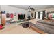 Spacious main bedroom with large TV and ample closet space at 2080 Misty Oaks Dr, Buford, GA 30519
