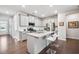 Modern kitchen with granite countertops and stainless steel appliances at 2475 Barley Crest Pass, Cumming, GA 30040