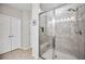 Spacious shower with glass enclosure and tiled walls at 2475 Barley Crest Pass, Cumming, GA 30040