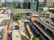 High-angle view of a plaza with restaurants and shops near Truist Park at 1708 Evenstad Way, Smyrna, GA 30080