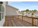 Spacious deck overlooking community with wooden railings at 1708 Evenstad Way, Smyrna, GA 30080